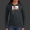 Ladies 100% Ring Spun Cotton Long Sleeve Hooded T Shirt Thumbnail