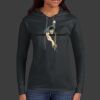Ladies 100% Ring Spun Cotton Long Sleeve Hooded T Shirt Thumbnail