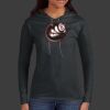 Ladies 100% Ring Spun Cotton Long Sleeve Hooded T Shirt Thumbnail