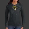 Ladies 100% Ring Spun Cotton Long Sleeve Hooded T Shirt Thumbnail