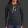 Ladies 100% Ring Spun Cotton Long Sleeve Hooded T Shirt Thumbnail