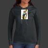 Ladies 100% Ring Spun Cotton Long Sleeve Hooded T Shirt Thumbnail
