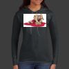 Ladies 100% Ring Spun Cotton Long Sleeve Hooded T Shirt Thumbnail