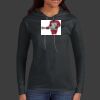 Ladies 100% Ring Spun Cotton Long Sleeve Hooded T Shirt Thumbnail