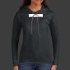 Ladies 100% Ring Spun Cotton Long Sleeve Hooded T Shirt Thumbnail