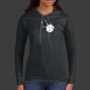 Ladies 100% Ring Spun Cotton Long Sleeve Hooded T Shirt Thumbnail