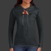 Ladies 100% Ring Spun Cotton Long Sleeve Hooded T Shirt Thumbnail