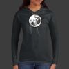 Ladies 100% Ring Spun Cotton Long Sleeve Hooded T Shirt Thumbnail
