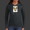 Ladies 100% Ring Spun Cotton Long Sleeve Hooded T Shirt Thumbnail