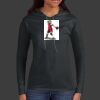 Ladies 100% Ring Spun Cotton Long Sleeve Hooded T Shirt Thumbnail