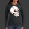 Ladies 100% Ring Spun Cotton Long Sleeve Hooded T Shirt Thumbnail