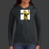 Ladies 100% Ring Spun Cotton Long Sleeve Hooded T Shirt Thumbnail