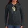 Ladies 100% Ring Spun Cotton Long Sleeve Hooded T Shirt Thumbnail