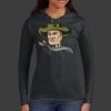 Ladies 100% Ring Spun Cotton Long Sleeve Hooded T Shirt Thumbnail