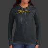 Ladies 100% Ring Spun Cotton Long Sleeve Hooded T Shirt Thumbnail
