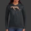 Ladies 100% Ring Spun Cotton Long Sleeve Hooded T Shirt Thumbnail