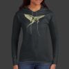 Ladies 100% Ring Spun Cotton Long Sleeve Hooded T Shirt Thumbnail