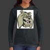 Ladies 100% Ring Spun Cotton Long Sleeve Hooded T Shirt Thumbnail