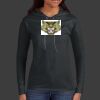 Ladies 100% Ring Spun Cotton Long Sleeve Hooded T Shirt Thumbnail