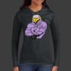 Ladies 100% Ring Spun Cotton Long Sleeve Hooded T Shirt Thumbnail