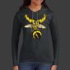 Ladies 100% Ring Spun Cotton Long Sleeve Hooded T Shirt Thumbnail