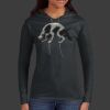 Ladies 100% Ring Spun Cotton Long Sleeve Hooded T Shirt Thumbnail