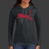 Ladies 100% Ring Spun Cotton Long Sleeve Hooded T Shirt Thumbnail