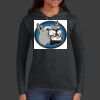 Ladies 100% Ring Spun Cotton Long Sleeve Hooded T Shirt Thumbnail