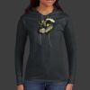 Ladies 100% Ring Spun Cotton Long Sleeve Hooded T Shirt Thumbnail