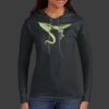 Ladies 100% Ring Spun Cotton Long Sleeve Hooded T Shirt Thumbnail