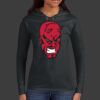 Ladies 100% Ring Spun Cotton Long Sleeve Hooded T Shirt Thumbnail