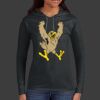 Ladies 100% Ring Spun Cotton Long Sleeve Hooded T Shirt Thumbnail