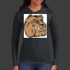 Ladies 100% Ring Spun Cotton Long Sleeve Hooded T Shirt Thumbnail