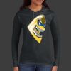 Ladies 100% Ring Spun Cotton Long Sleeve Hooded T Shirt Thumbnail