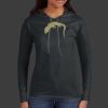 Ladies 100% Ring Spun Cotton Long Sleeve Hooded T Shirt Thumbnail
