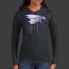 Ladies 100% Ring Spun Cotton Long Sleeve Hooded T Shirt Thumbnail