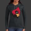 Ladies 100% Ring Spun Cotton Long Sleeve Hooded T Shirt Thumbnail