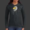 Ladies 100% Ring Spun Cotton Long Sleeve Hooded T Shirt Thumbnail