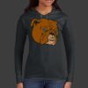 Ladies 100% Ring Spun Cotton Long Sleeve Hooded T Shirt Thumbnail