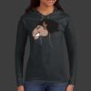 Ladies 100% Ring Spun Cotton Long Sleeve Hooded T Shirt Thumbnail