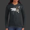 Ladies 100% Ring Spun Cotton Long Sleeve Hooded T Shirt Thumbnail