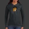 Ladies 100% Ring Spun Cotton Long Sleeve Hooded T Shirt Thumbnail