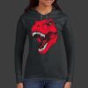 Ladies 100% Ring Spun Cotton Long Sleeve Hooded T Shirt Thumbnail