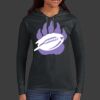 Ladies 100% Ring Spun Cotton Long Sleeve Hooded T Shirt Thumbnail