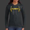 Ladies 100% Ring Spun Cotton Long Sleeve Hooded T Shirt Thumbnail