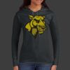 Ladies 100% Ring Spun Cotton Long Sleeve Hooded T Shirt Thumbnail