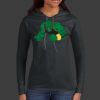 Ladies 100% Ring Spun Cotton Long Sleeve Hooded T Shirt Thumbnail