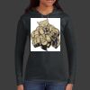 Ladies 100% Ring Spun Cotton Long Sleeve Hooded T Shirt Thumbnail
