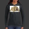 Ladies 100% Ring Spun Cotton Long Sleeve Hooded T Shirt Thumbnail