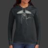 Ladies 100% Ring Spun Cotton Long Sleeve Hooded T Shirt Thumbnail